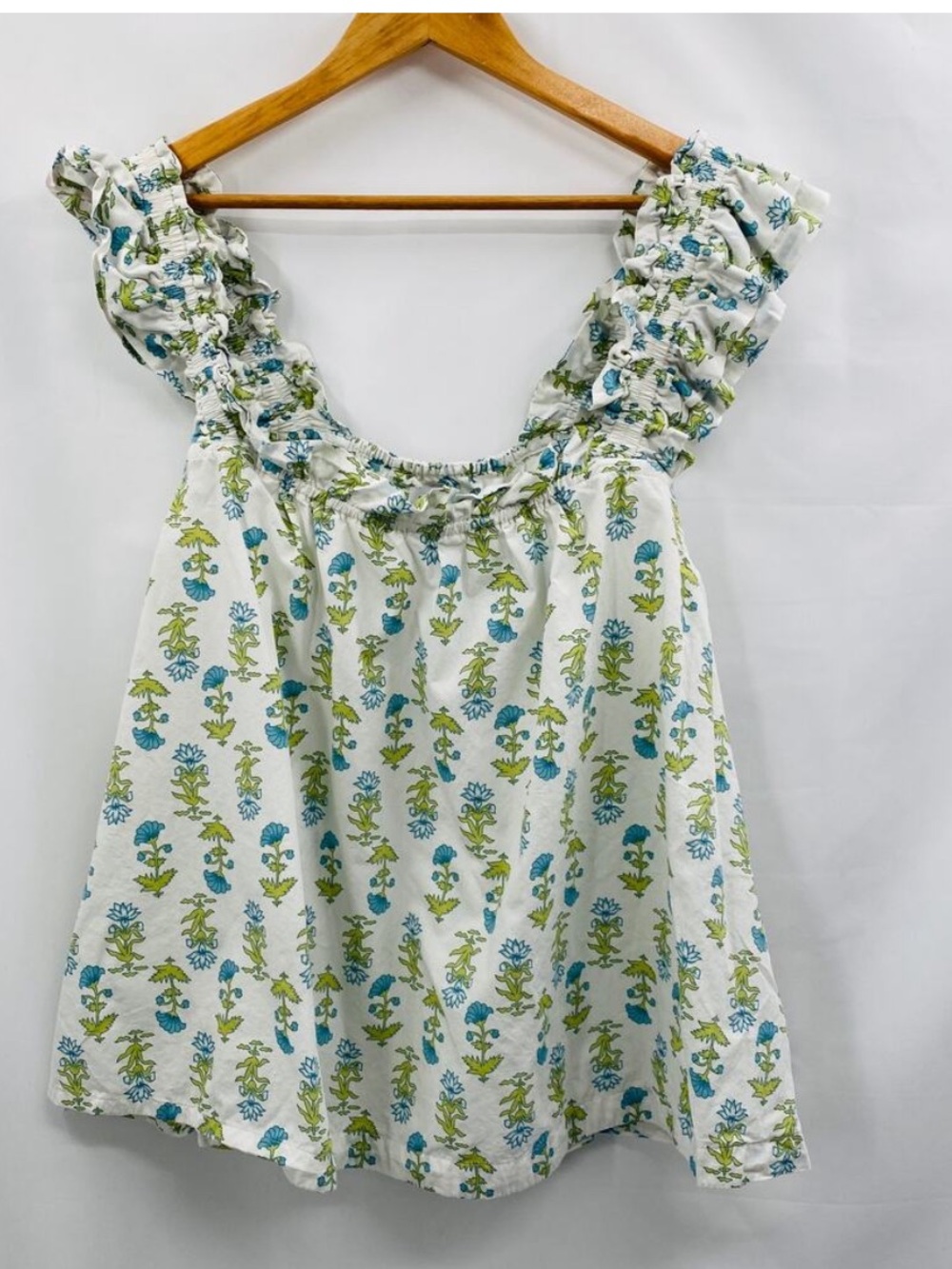 Piyama Nicolette Sleep cotton ~ Top ~ Lotus Flower print XXL - Picture 2 of 6